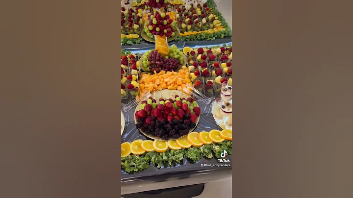 Wedding fruit arrangement @Dream Castle Broussard ...