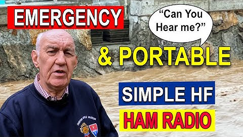 Emergency & Portable -  Simple HF Setup - Ham Radio