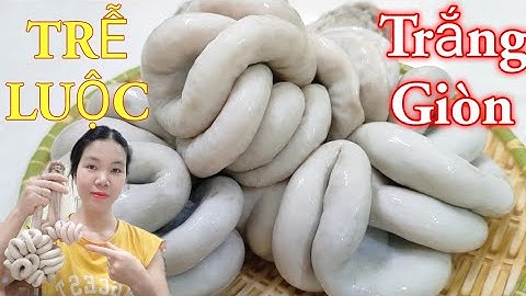 Cách luộc Trễ lợn (Tràng lợn)  trắng, giòn, ngon, không bị thâm đen./Bếp Của Em