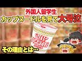 【号泣】元難民の外国人が、カップヌードルの山の前で号泣…その理由とは…【海外の反応】