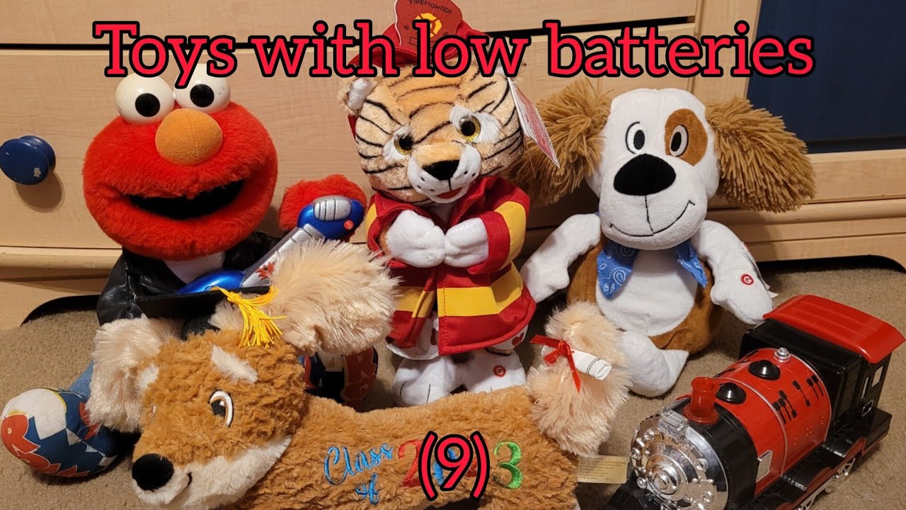 Low Battery Rudolph Toys with low batteries (9) - YouTube