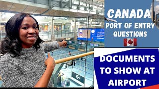 DON'T GET DEPORTED AT THE PORT OF ENTRY IN CANADA || WATCH THIS AND GET IT RIGHT AT THE AIRPORT
