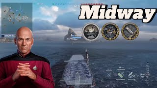 : Midway 224K Damage | World of Warships: Legends Gameplay