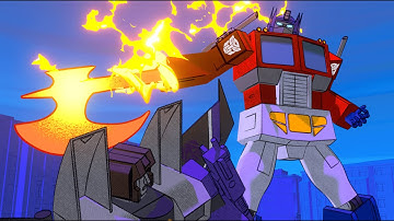 Optimus Prime V.S. Skywarp | Fight Animation