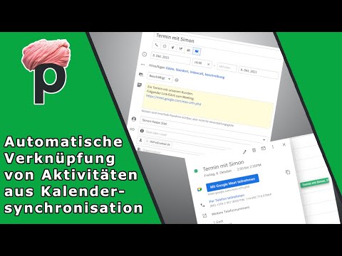 Pipedrive - Aktivitäten aus Kalendersynchronisation automatisch mit Kontakt verknüpfen