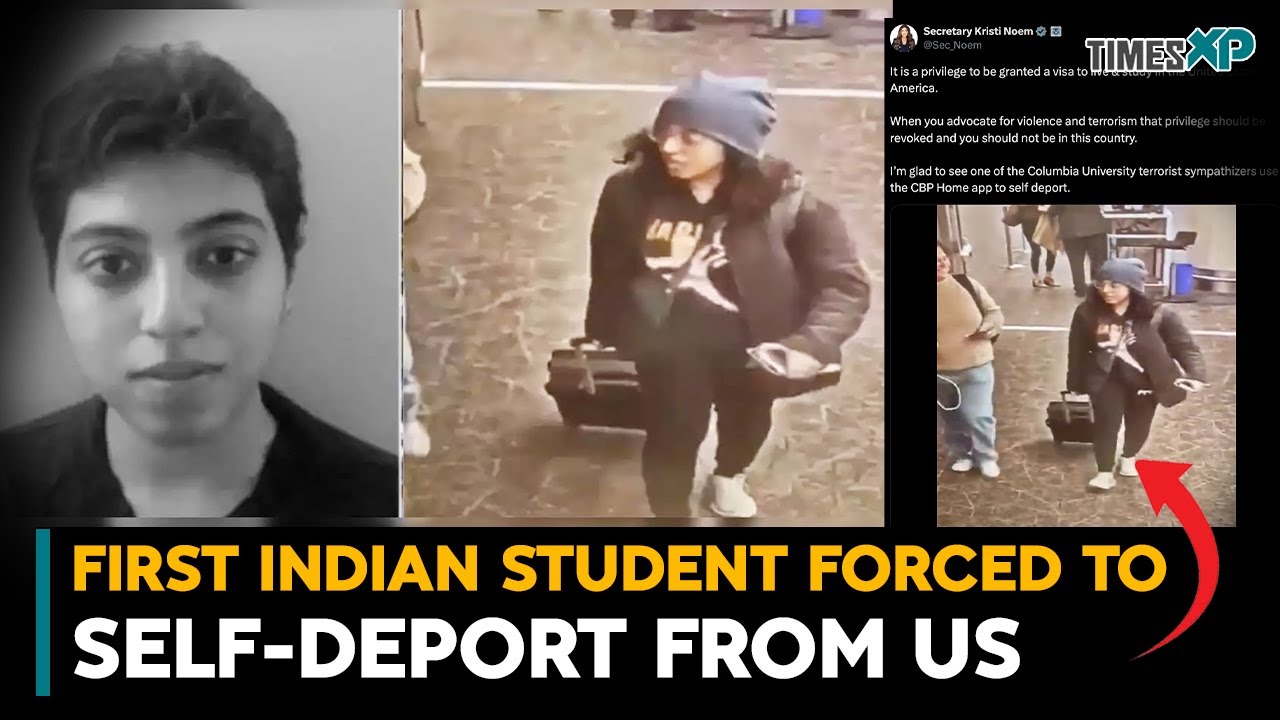 First Indian Student Forced to Self Deport from the US - YouTube