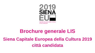 Brochure Generale Siena 2019 - audio + LIS