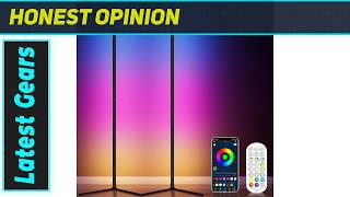 Amazing 2PCS RGB Corner Floor Lamp: Ultimate Room Transformation!