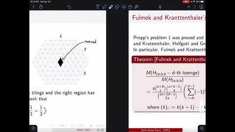 Seok Hyun Byun - Lozenge tilings of hexagons with a vertical intrusion