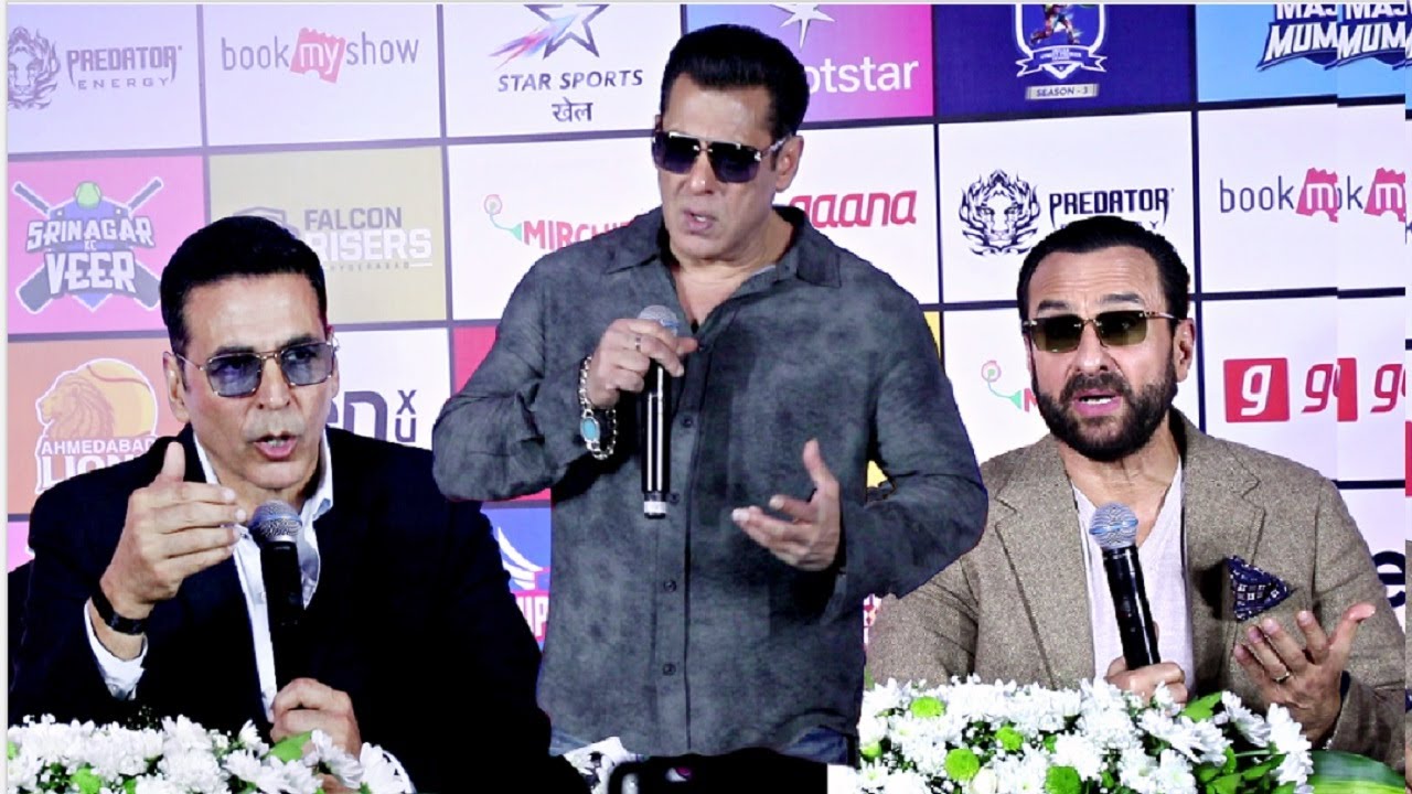 ISPL Season 3 Auction Speech - Salman Khan, Akshay Kumar, Saif Ali Khan