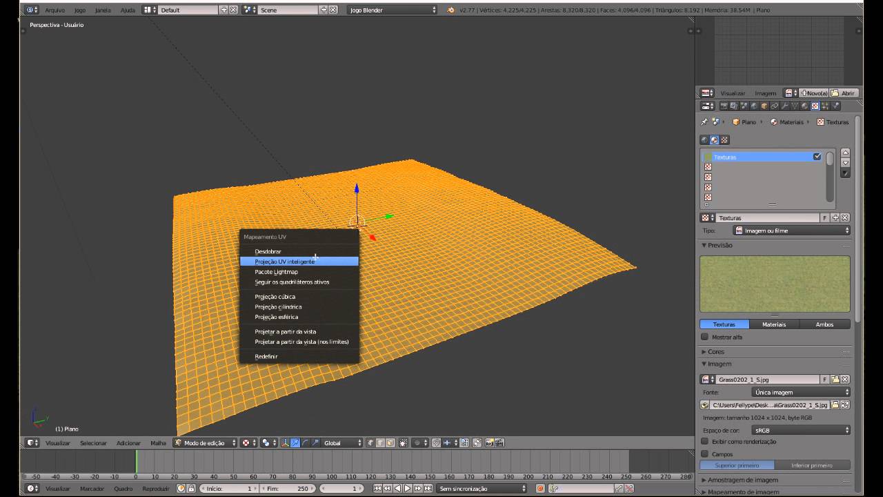 Como Pintar com textura no blender - YouTube