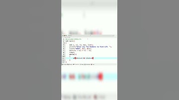 Write a program to find LCM in C language #shorts