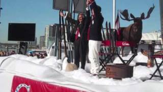 Stephen Colbert With Ujjal Dosanjh