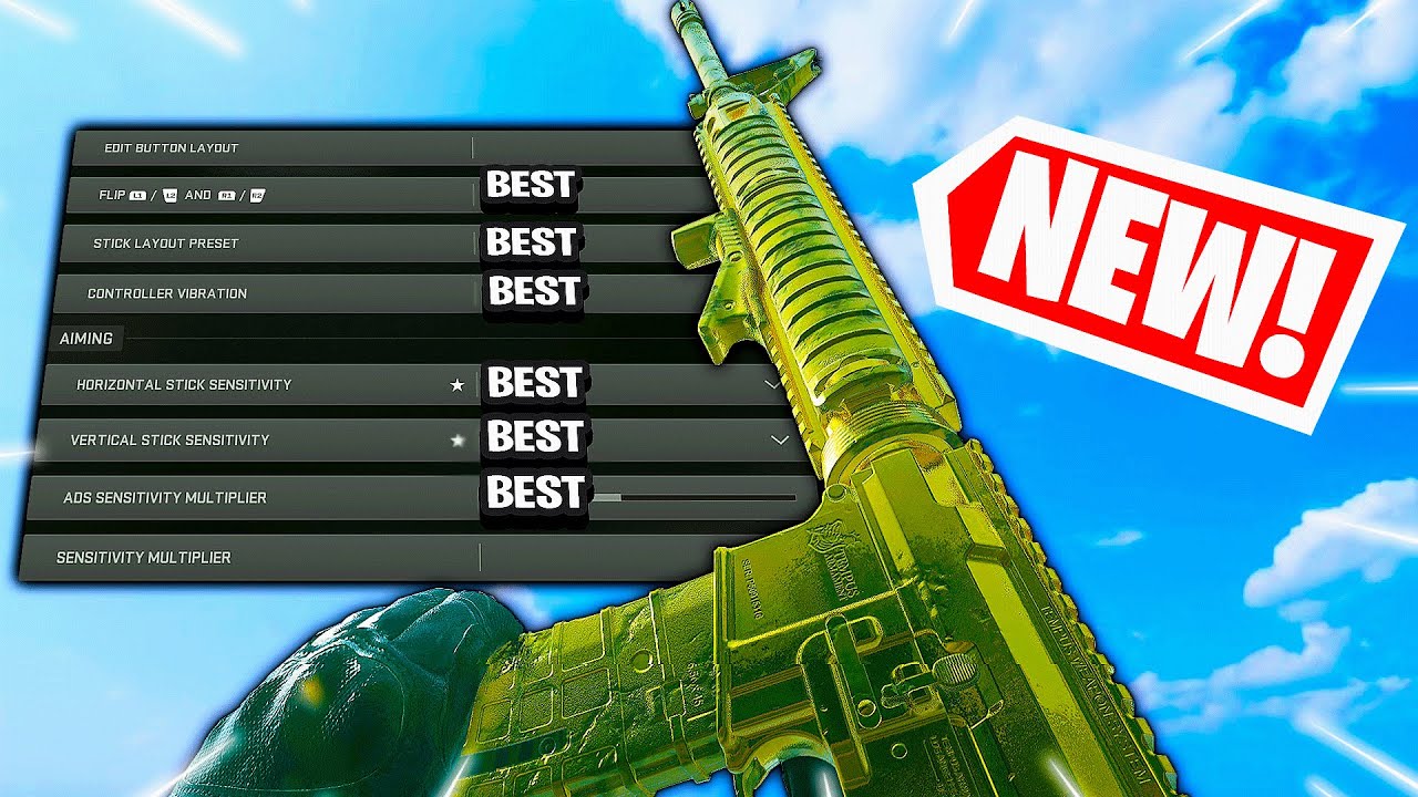 the BEST SETTINGS in MODERN WARFARE 2🎮 (MW2 Best Controller Settings