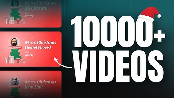 Create Personalized Christmas Greeting Videos at Scale with After Effects