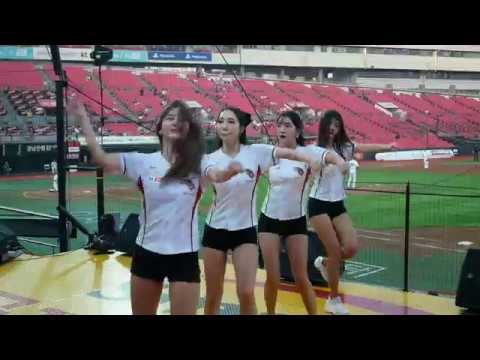 180629 kt위즈 vs NC, 치어리더 공연 - LATATA((여자)아이들)