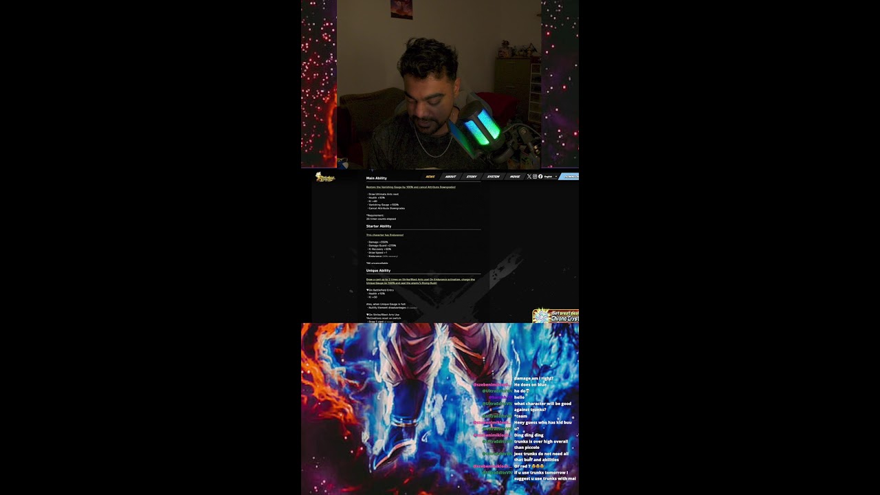 🔴ULTRA SOH Trunks Kit Breakdown + Analysis!!! | DBL Live #dbl #shorts #trunk #freepalestine