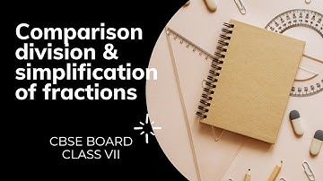 CBSE BOARD -  Class VII Math - math solutions - Shilpa Joshi - comparison of fraction - simplify