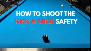 How to Shoot the Kick & Stick Safety Shot | Pool Safety Shot
