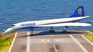 This is crazy! Ryanair Concorde Hypersonic Aircraft takes off from a short runway