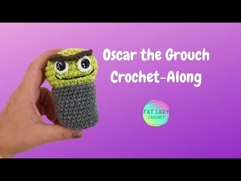 How to crochet a Sesame Street Oscar the Grouch