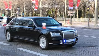 🇷🇺 Russian President Putin arrives in France in "Senat limousine"