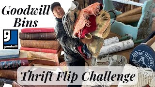 Goodwill Bins Thrift Flip Challenge - Cottage Decor -  thrift with me - Reselling