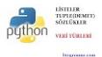 Python Veri Yapıları: Listeler ile ilgili video