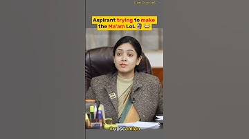 Verwarrende vraag voor kandidaten 😱|UPSC-interview..#shorts