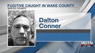 Bertie Fugitive caught in Wake County Plant