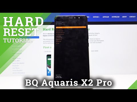 Kako trdo ponastaviti BQ Aquaris X2 Pro – Obiti zaklenjeni zaslon