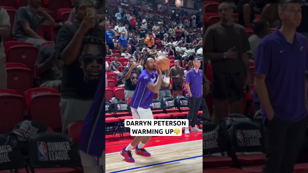 Darryn Peterson gets warm from 3