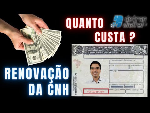 Vídeo: Quanto custa renovar a carteira de habilitação em TN?