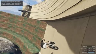 GTA 5 ONLINE - WALLRIDE CON LA BICICLETA - CARRERA GTA 5 ONLINE