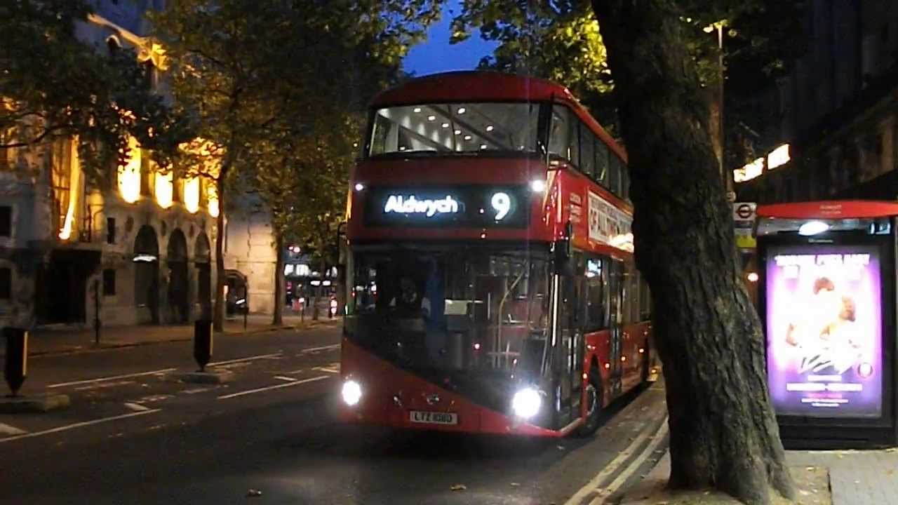 London Bus Route 9 at Aldwych - YouTube london bus 9 and 11 route