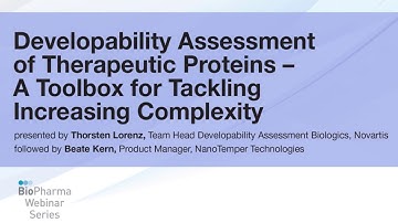 DEVELOPABILITY ASSESSMENT OF THERAPEUTIC PROTEINS – A TOOLBOX FOR TACKLING INCREASING COMPLEXITY