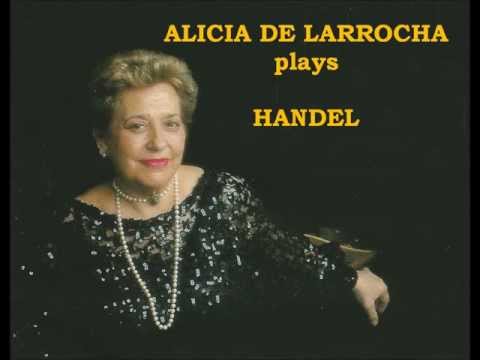 Alicia de Larrocha plays Handel - Suite No.5, HMV 430