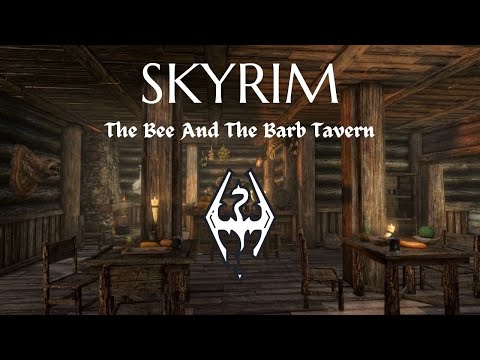 Skyrim | The Bee And Barb Tavern | ASMR Ambience