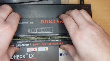 Ram Tester, testing DDR3 and DDR4 adapter.