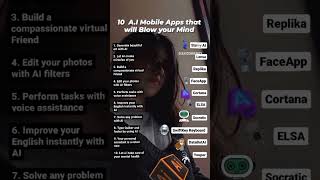 10 A.I Mobile Apps that will Blow your Mind???ai chatgpt chatgpt4 chatgpt3 socialmedia