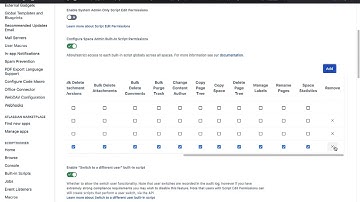 How to configure space admin built-in script permissions on ScriptRunner for Confluence S/DC
