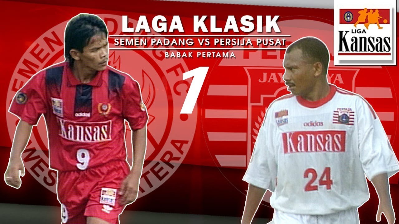 SEMEN PADANG vs PERSIJA PUSAT - Babak 1 || Liga Kansas 23/02/1997 || Laga Klasik