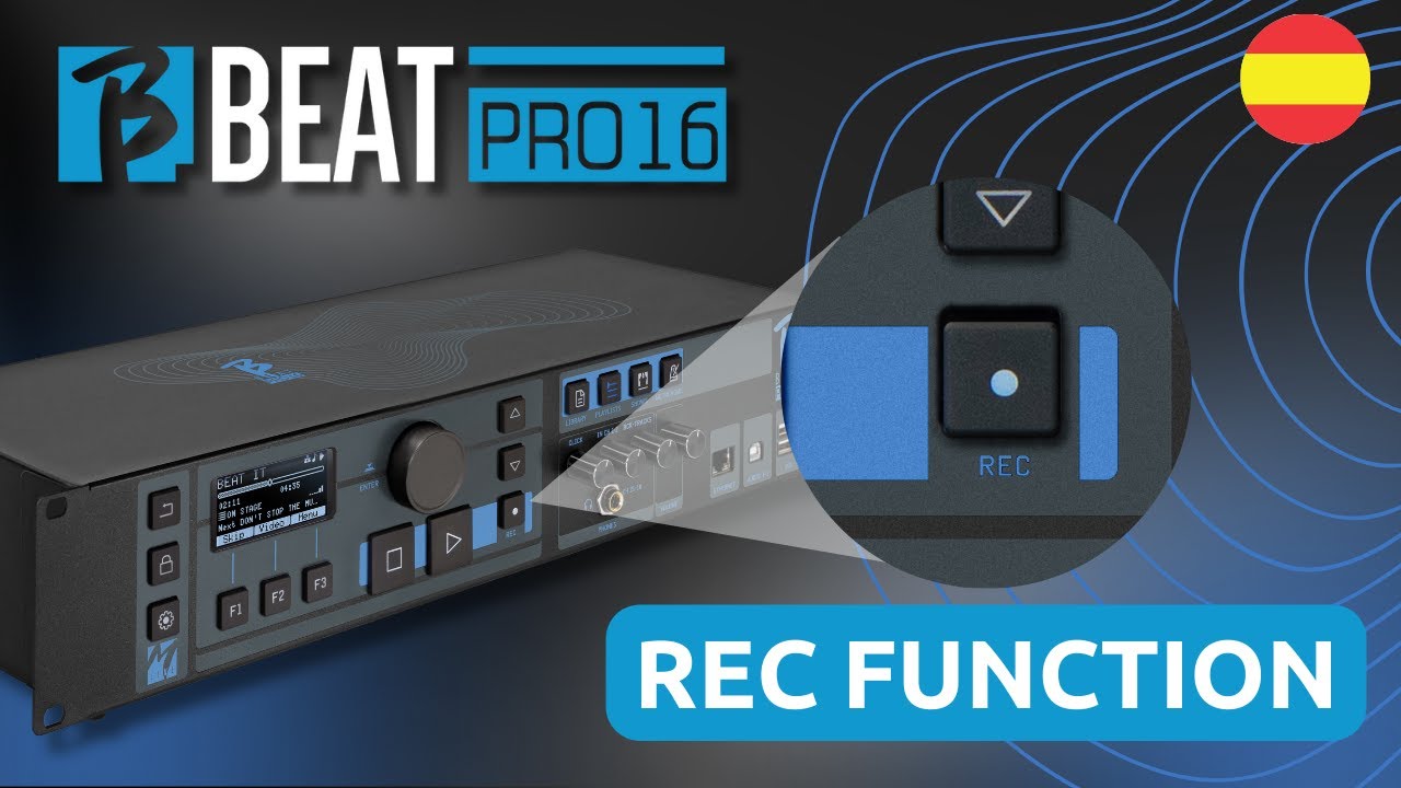 B.Beat Pro 16 - Tutorial de la función REC - YouTube