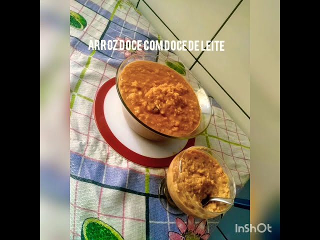 ARROZ DOCE COM DOCE DE LEITE