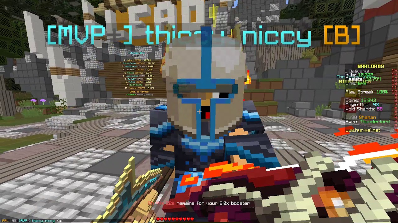 Hypixel Friend Getting 90 Paladin On Warlords