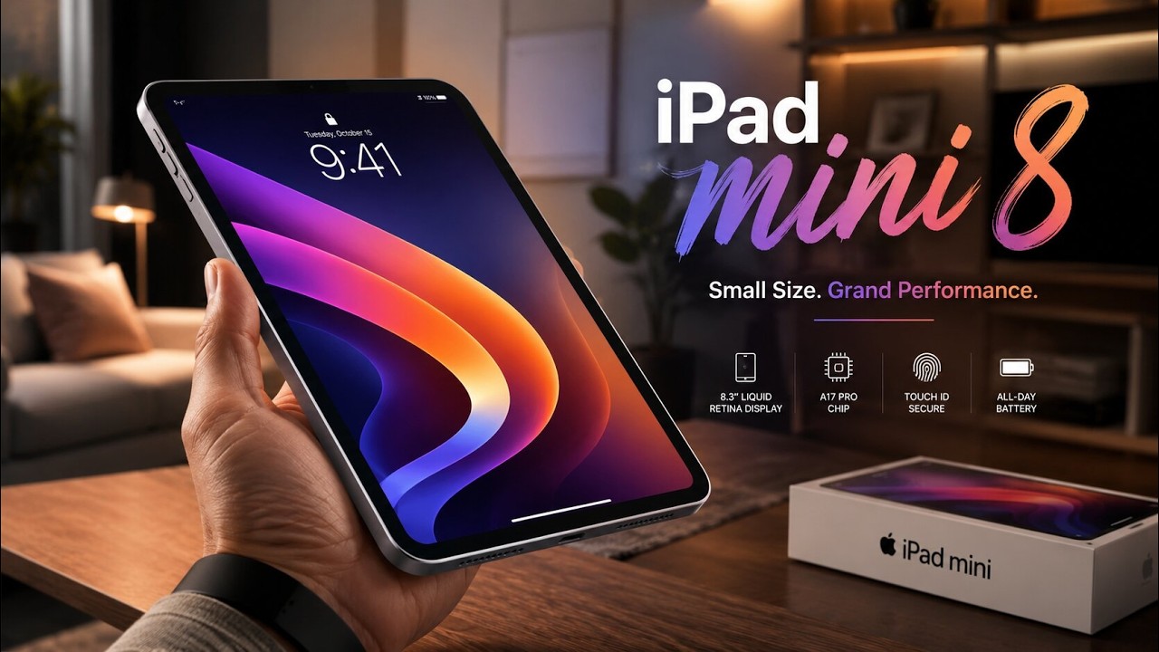 Apple iPad Mini 8 (2026) Official Release Date & Price EXPOSED