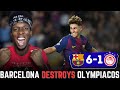 Barcelona DOMINATES Olympiacos 6-1 Fermin Lopez Hatrick!