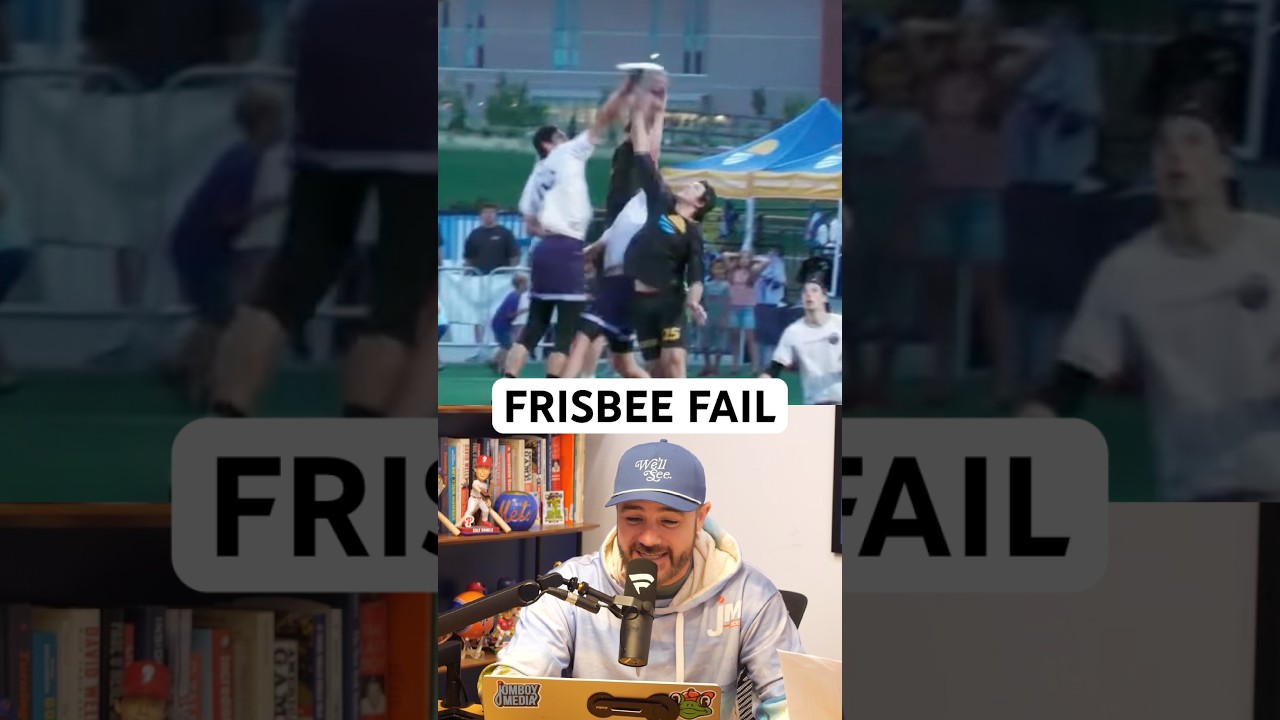 Frisbee drills player who wasn’t paying attention, a breakdown