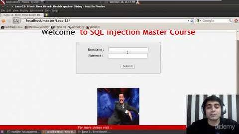 Udemy SQL Injection Master Course :  Lecture 29   time based post challenge solution 13