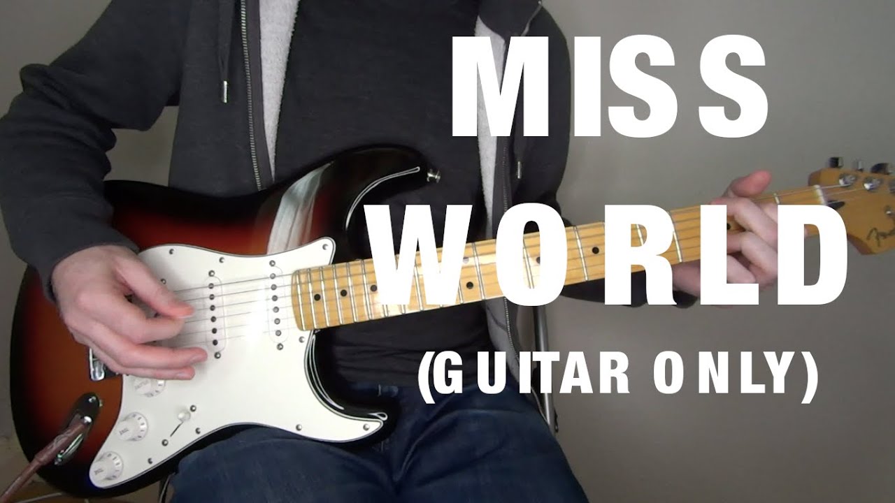 Hole Miss World guitar cover YouTube